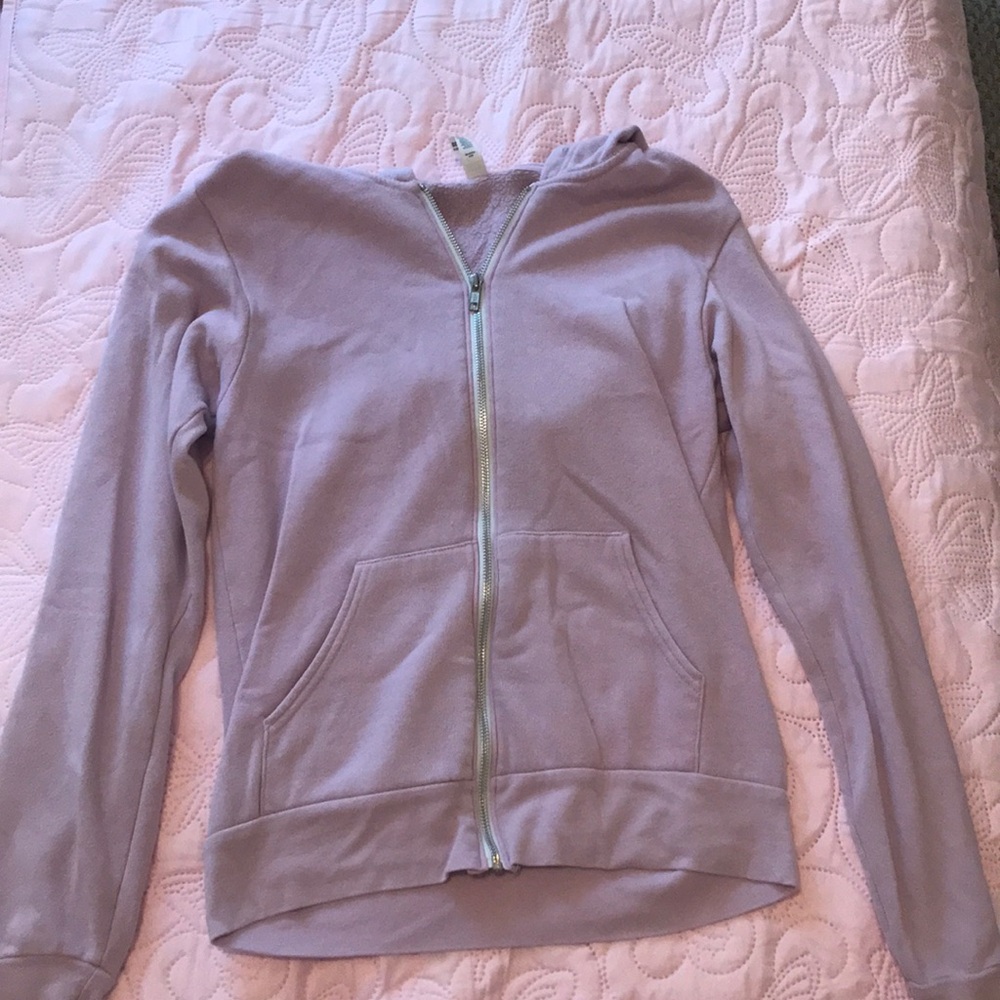 Bella+Canvas lavender zip up